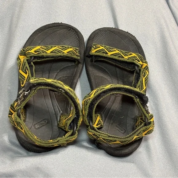 TEVA Hurricane XLT 2 Casual Sandals- Green/Yellow/Black TODDLERS SZ 7 - Picture 2 of 7